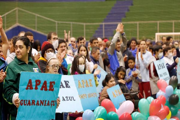 Atletas da região se reúnem em Cascavel para competir nas Olímpiadas das Apaes