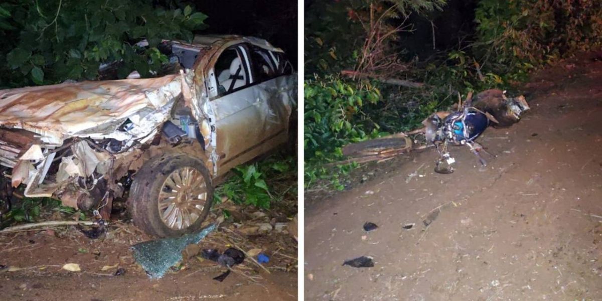 Motociclista morre após grave acidente na PR-317 entre Santa Helena e Sub Sede