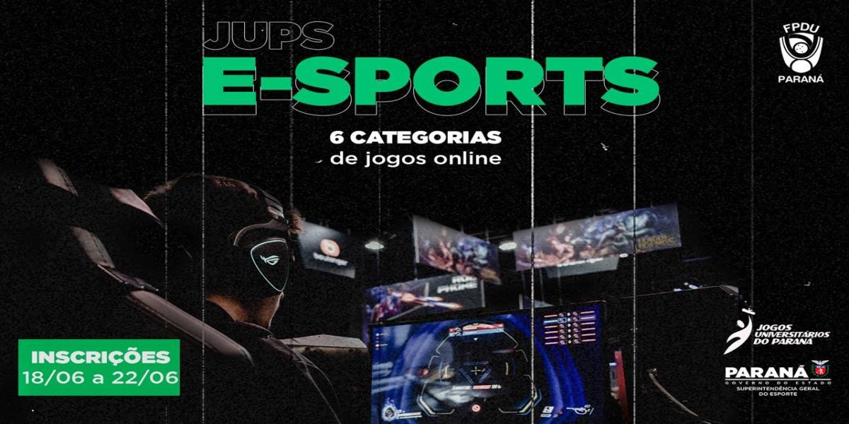 Jogos Universitários do Paraná abrem inscrições para e-Sports