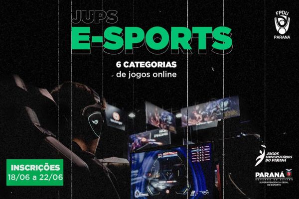 Jogos Universitários do Paraná abrem inscrições para e-Sports