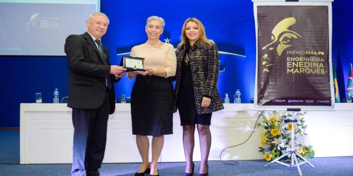 Prêmio Crea-PR Eng. Enedina Marques homenageia oito profissionais das engenharias em todo o Paraná