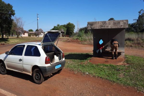Polícia Rodoviária Estadual apreende carro carregado com Crack e Anabolizantes na PR-180 em Cascavel