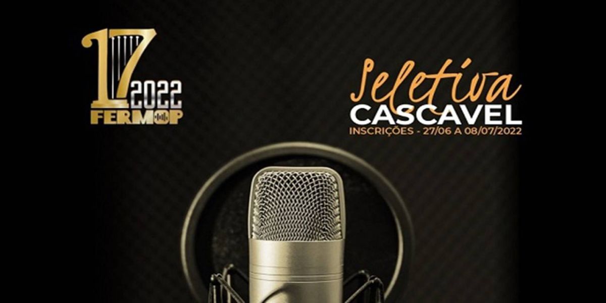 Cascavel inicia seletiva municipal para a 17° edição do Fermop