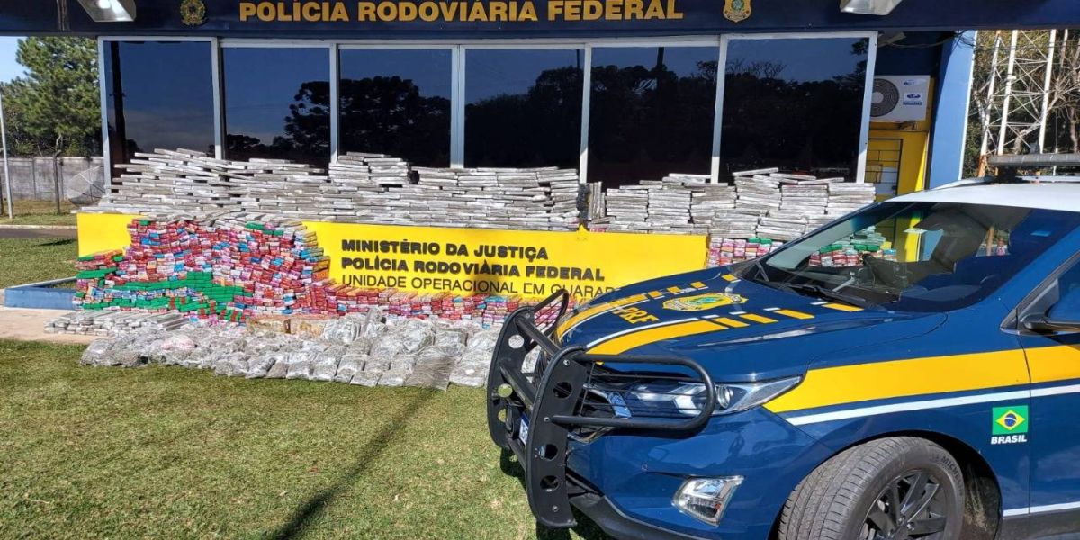 PRF apreende mais de 1,5 tonelada de maconha e skunk em Guarapuava