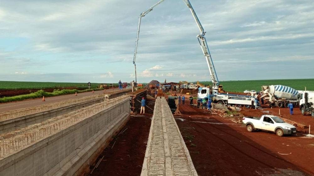 BR-163 é interditada para obras no Contorno Oeste em Cascavel! Atenção aos horários