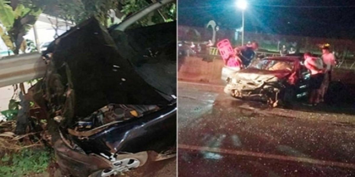 Medianeira: Grave colisão de trânsito envolvendo dois veículos é registrado na BR-277