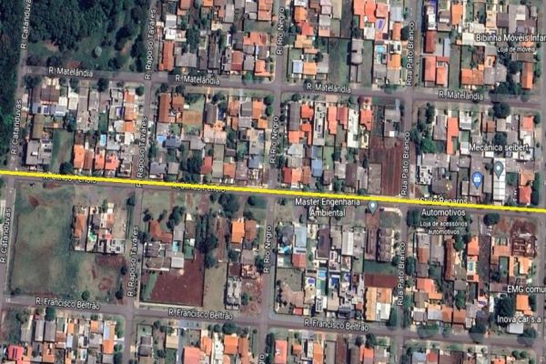 Município de Cascavel inicia a obra de reurbanização e alargamento da Rua Olindo Periolo