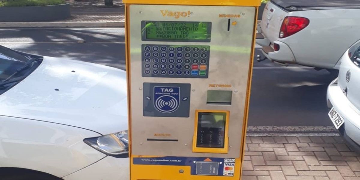 EstaR: cinco parquímetros passam a receber pagamento com cartão na Avenida Brasil