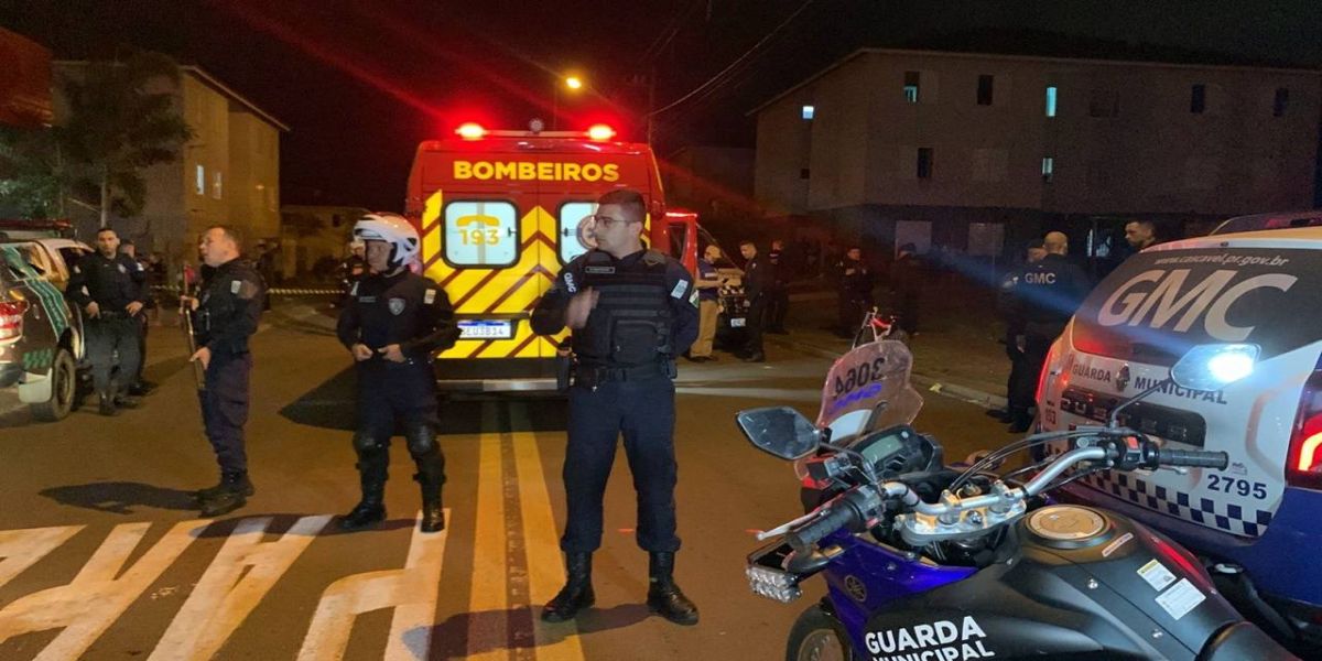 Homem tenta esfaquear GM e acaba sendo atingido por disparos de arma de fogo no Jardim Riviera