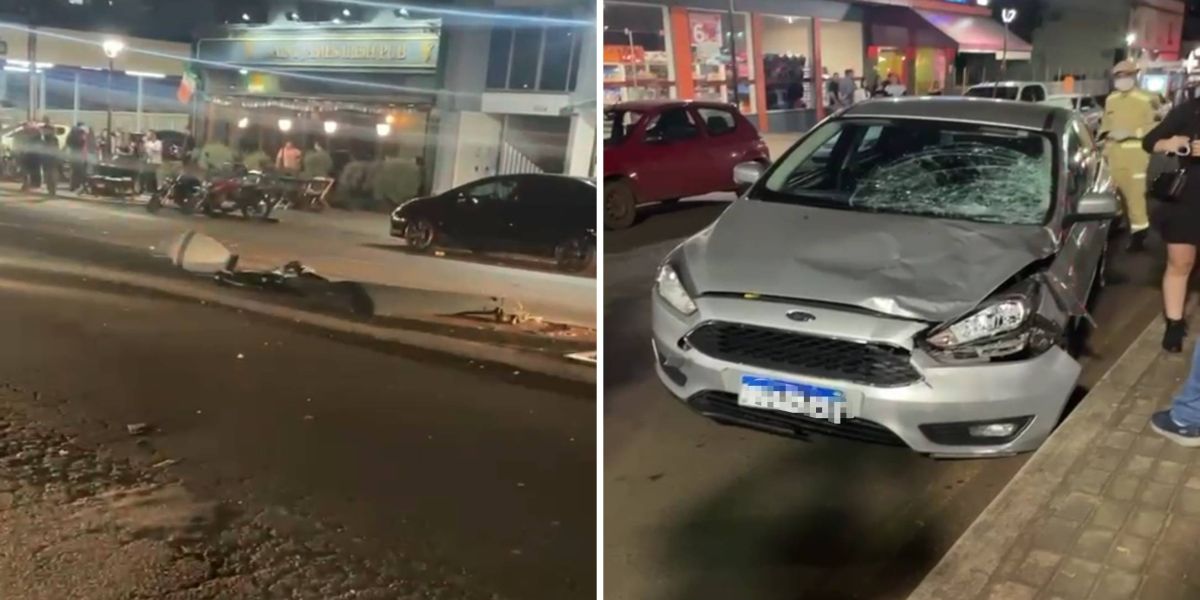 Jovem morre após ser atropelada por carro em alta velocidade na Avenida Tupi em Pato Branco