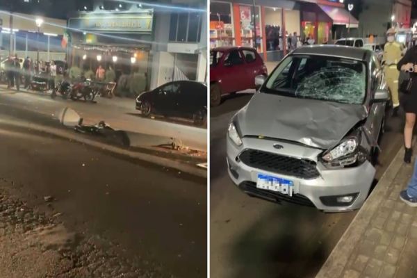 Jovem morre após ser atropelada por carro em alta velocidade na Avenida Tupi em Pato Branco