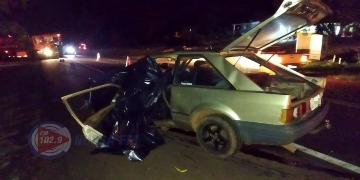 Homem de 31 anos morre após grave acidente na BR-373, em Candói