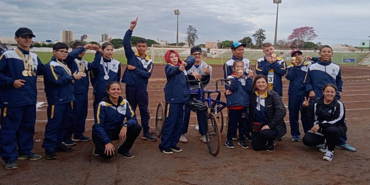 Paratletas de Cascavel se destacam nos Jogos Escolares do Paraná