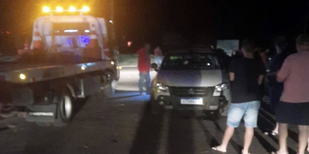 Forte colisão de trânsito entre caminhão e carro é registrada na BR-369 em Ouro Verde do Piquiri