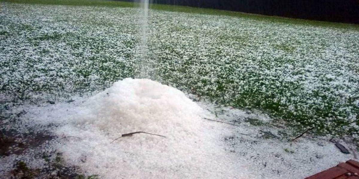 Toledo: Chuva de granizo é registrada no interior