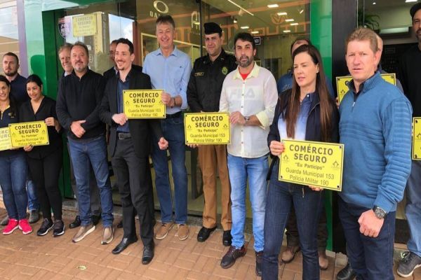 Comissão de Segurança participa do lançamento do projeto “Comércio Seguro”