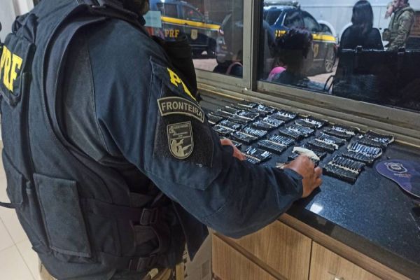 Ciclista é preso transportando munições de fuzil em Cascavel