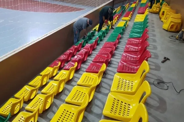 Foto relacionada a notícia: Ginásio de Esportes de Santa Lucia é reformado