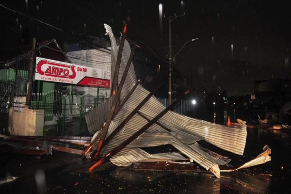 Temporal causa estragos em várias regiões do Rio Grande do Sul
