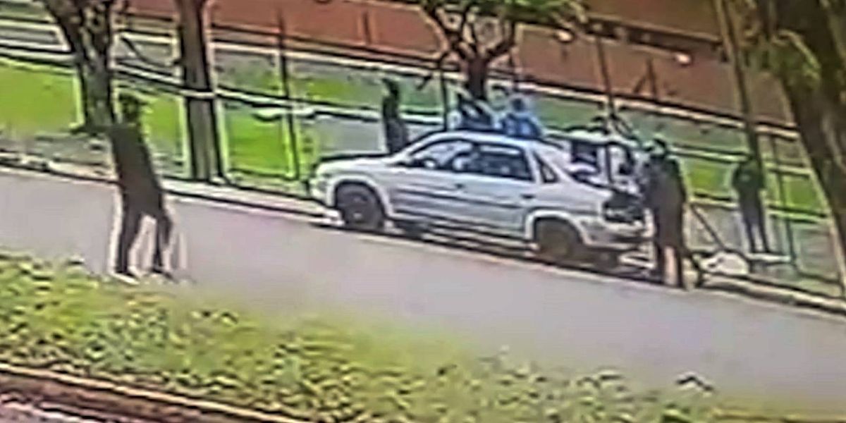 Câmera de segurança registra assalto que terminou com idoso baleado na Av. Assunção