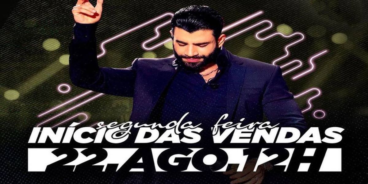 Gusttavo Lima em Cascavel: Começa nesta segunda (22/08), a venda dos ingressos! Saiba os detalhes!