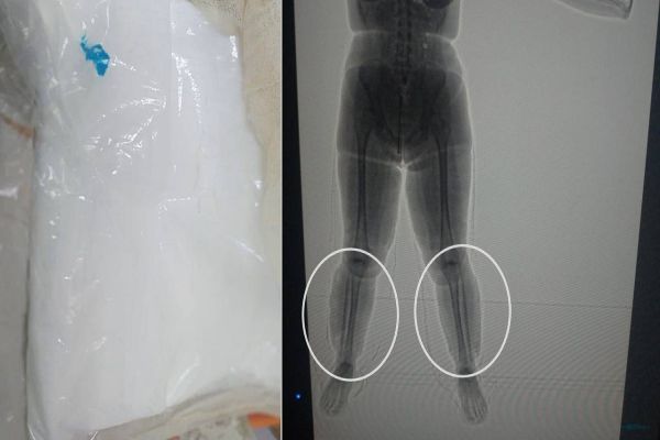 PF prende paraguaia com 2,415 kg de cocaína, no Aeroporto de Foz do Iguaçu