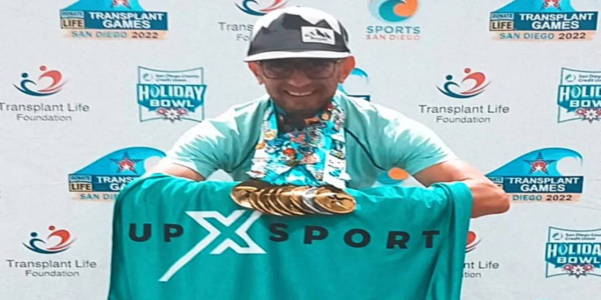 Paranaense ganha oito medalhas em jogos de transplantados nos Estados Unidos