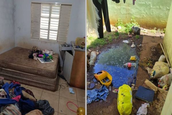 Criança de 3 anos é resgatada de casa cheia de lixo no Paraná
