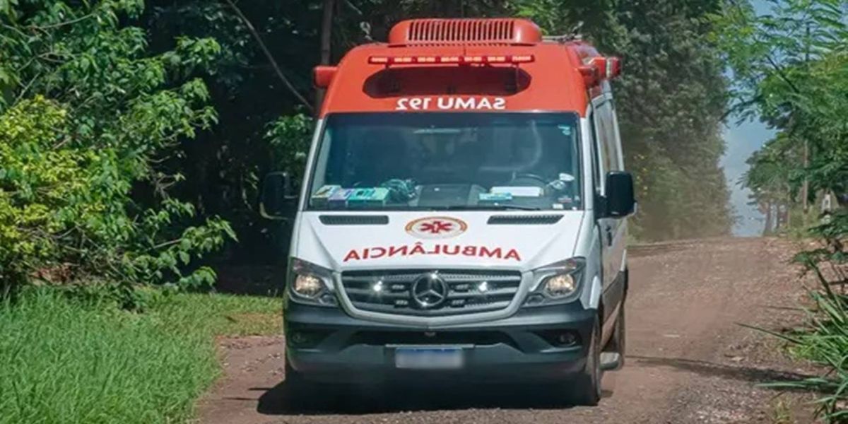 Homem furta ambulância de UPA para ir para casa no interior do Paraná
