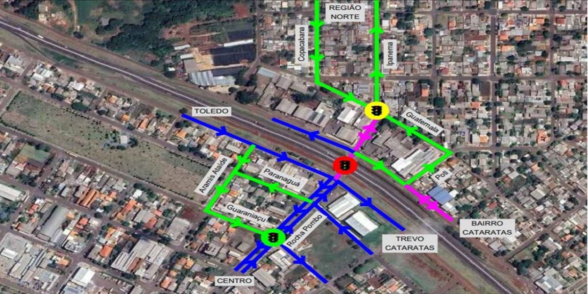Transitar inicia série de intervenções no fluxo de veículos na região norte; Veja como vai ficar!
