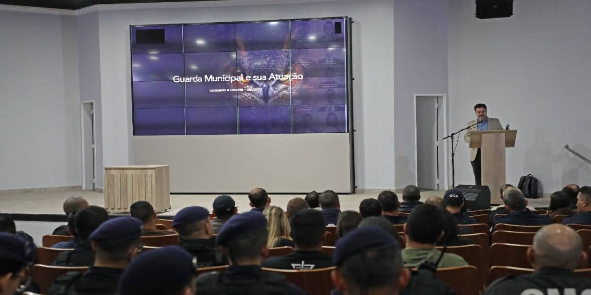Palestra aborda atuação da Guarda Municipal