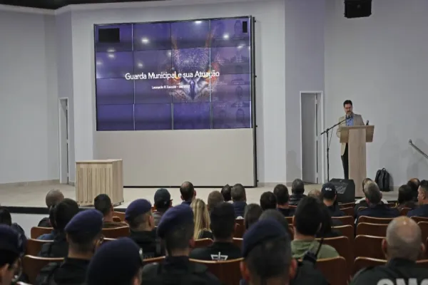 Foto relacionada a notícia: Palestra aborda atuação da Guarda Municipal