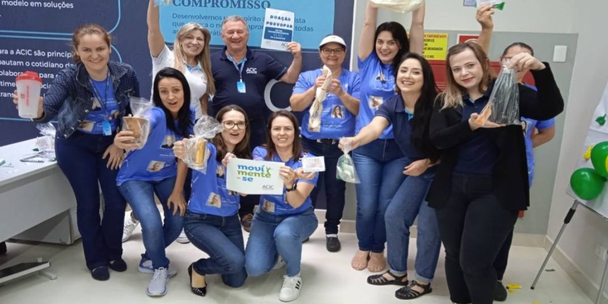 Acic cria ação que valoriza saúde, qualidade de vida e solidariedade