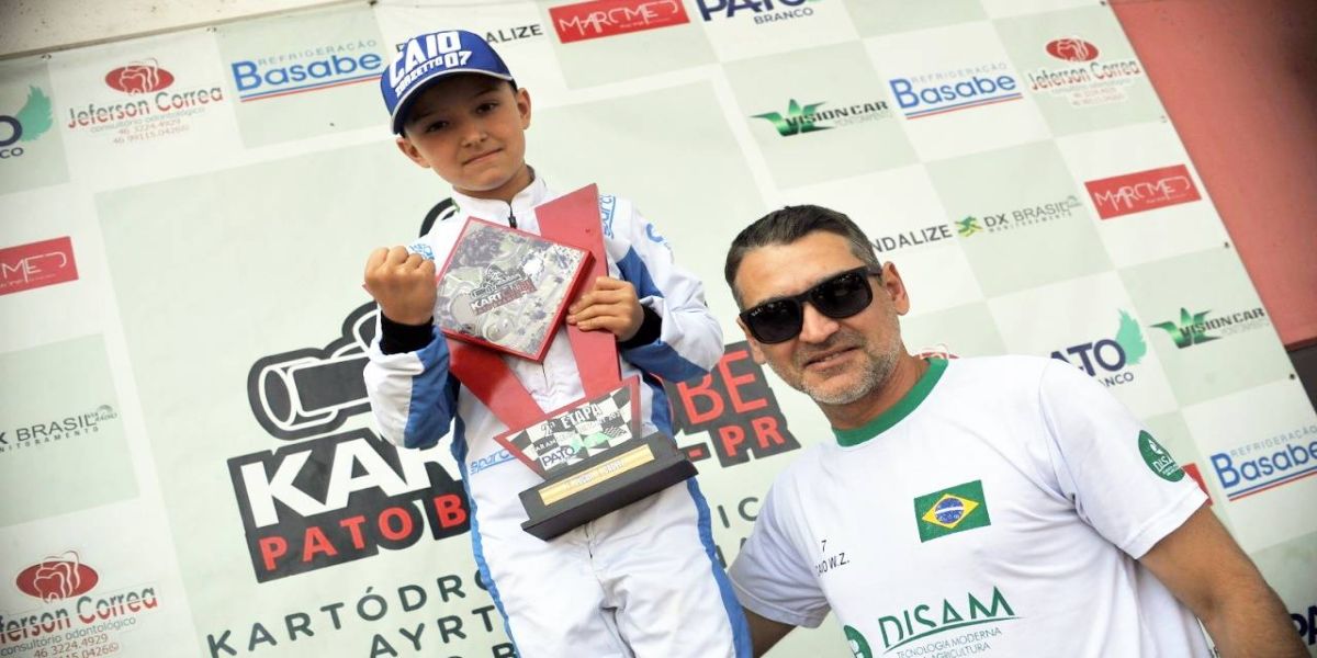 Vitória de Zorzetto na 2ª etapa do Paranaense de Kart em Pato Branco