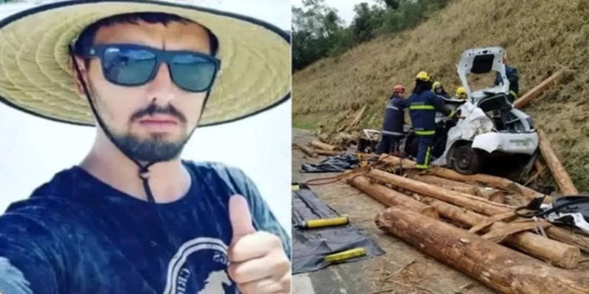 Morre quinta vítima de acidente na BR-376 em que carro foi atingido por carga de madeira