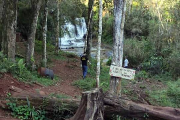 Homem é encontrado morto em cachoeira nas proximidades da Ferroeste, em Cascavel