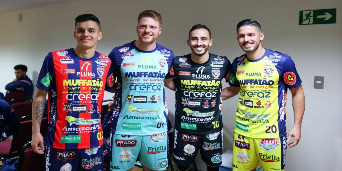 Cascavel Futsal apresenta o uniforme que vestirá na Taça Libertadores