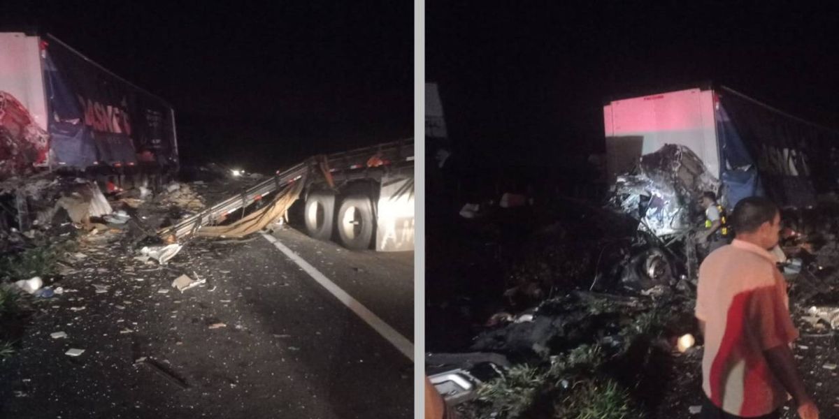 Dois moradores de Cascavel morrem em gravíssimo acidente na SP-191 em Botucatu