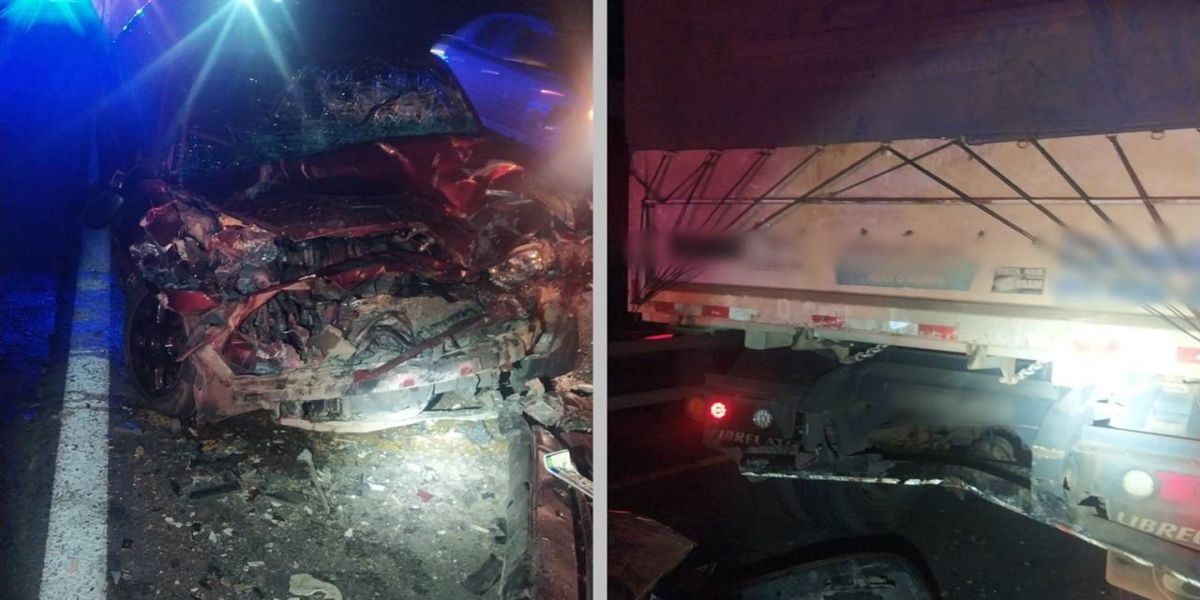 Homem de 62 anos morre após violenta colisão traseira na BR-277 em Porto Amazonas