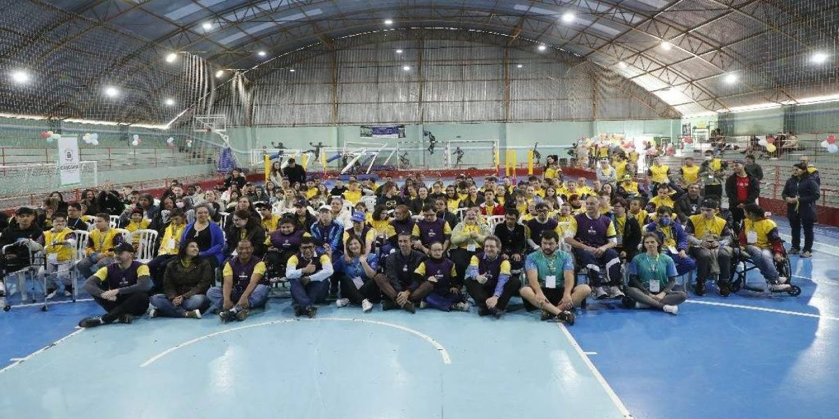 Atividades recreativas e lúdicas marcam o Festival Paralímpico em Cascavel