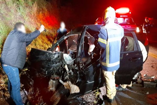 Homem morre em grave acidente na PR 317, em Santa Helena