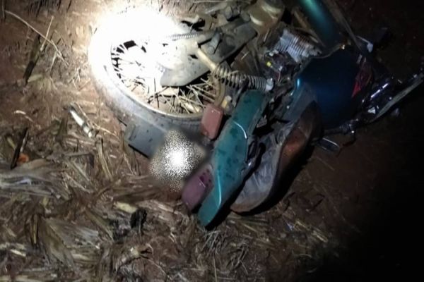 Jovem morre em acidente com moto no interior de Santa Helena
