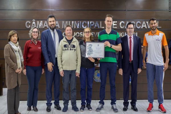 Campeão brasileiro dos Jogos para Transplantados é homenageado na Câmara