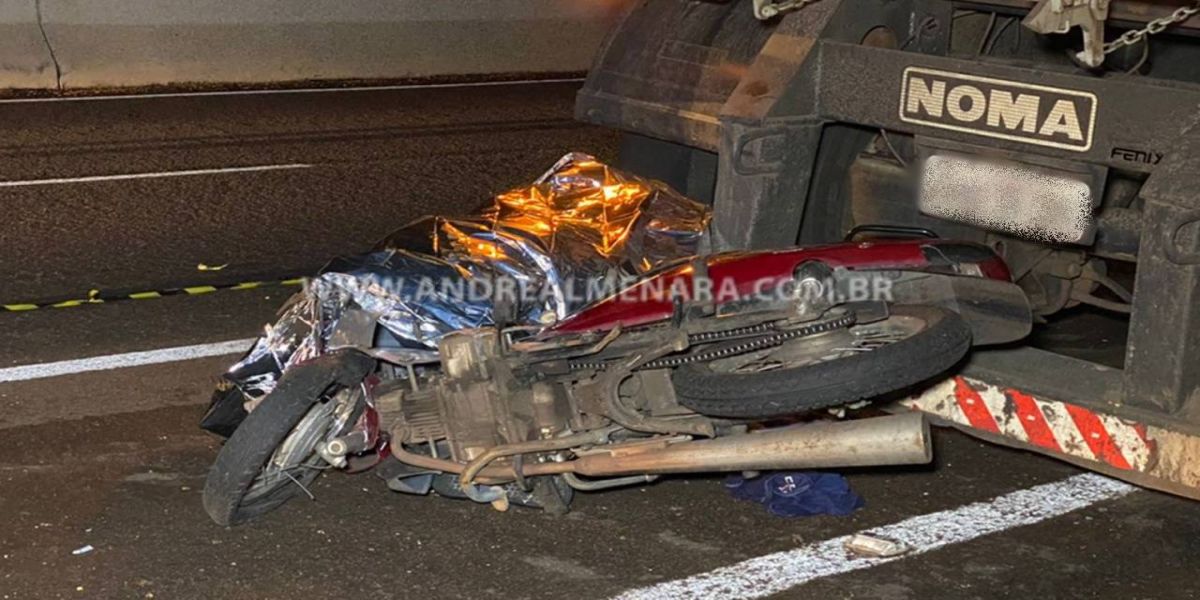 Retornando do trabalho, mulher morre após sofrer acidente de moto na rodovia PR-323