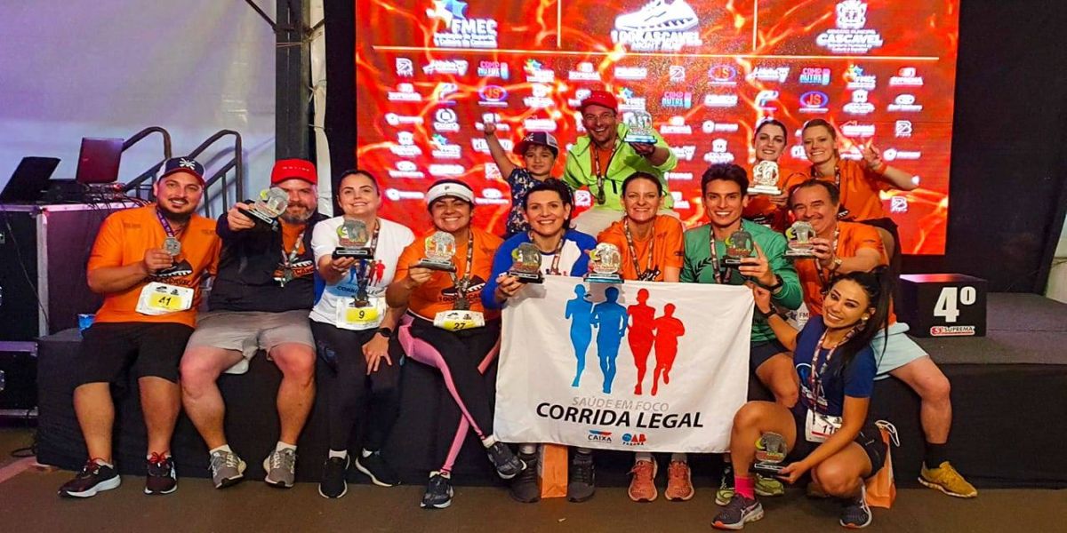 OAB faz bonito e conquista 11 pódios na 1a Prova 100 Kascavel Night Run