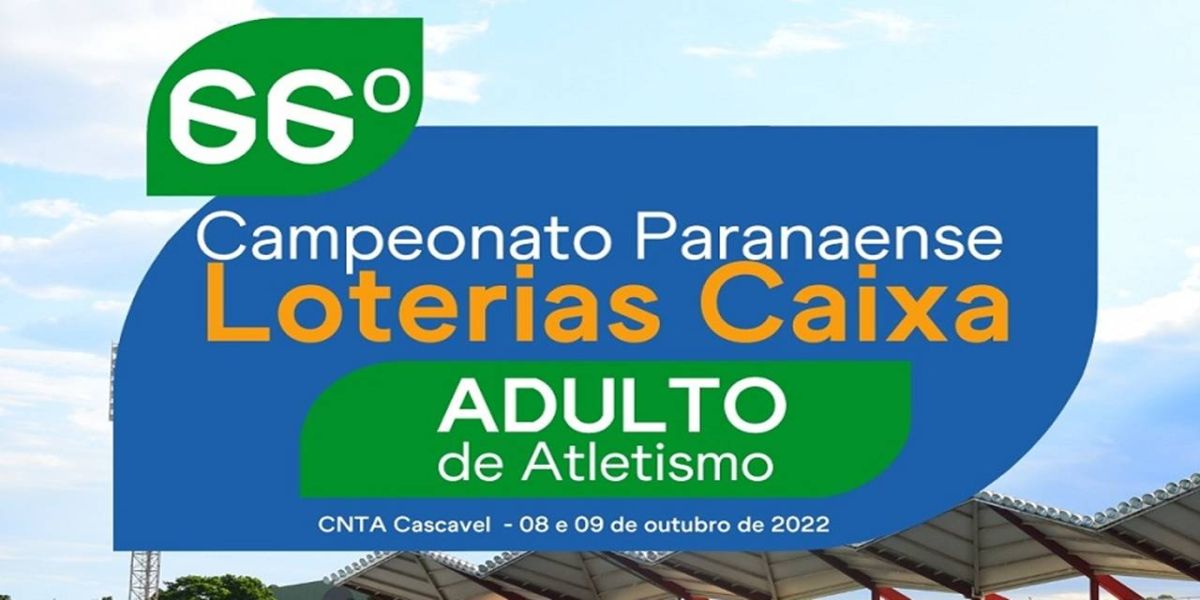 Atletas de 16 municípios participam do Paranaense de Atletismo em Cascavel