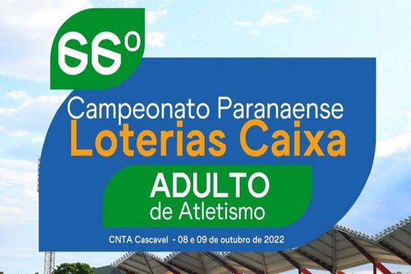 Atletas de 16 municípios participam do Paranaense de Atletismo em Cascavel