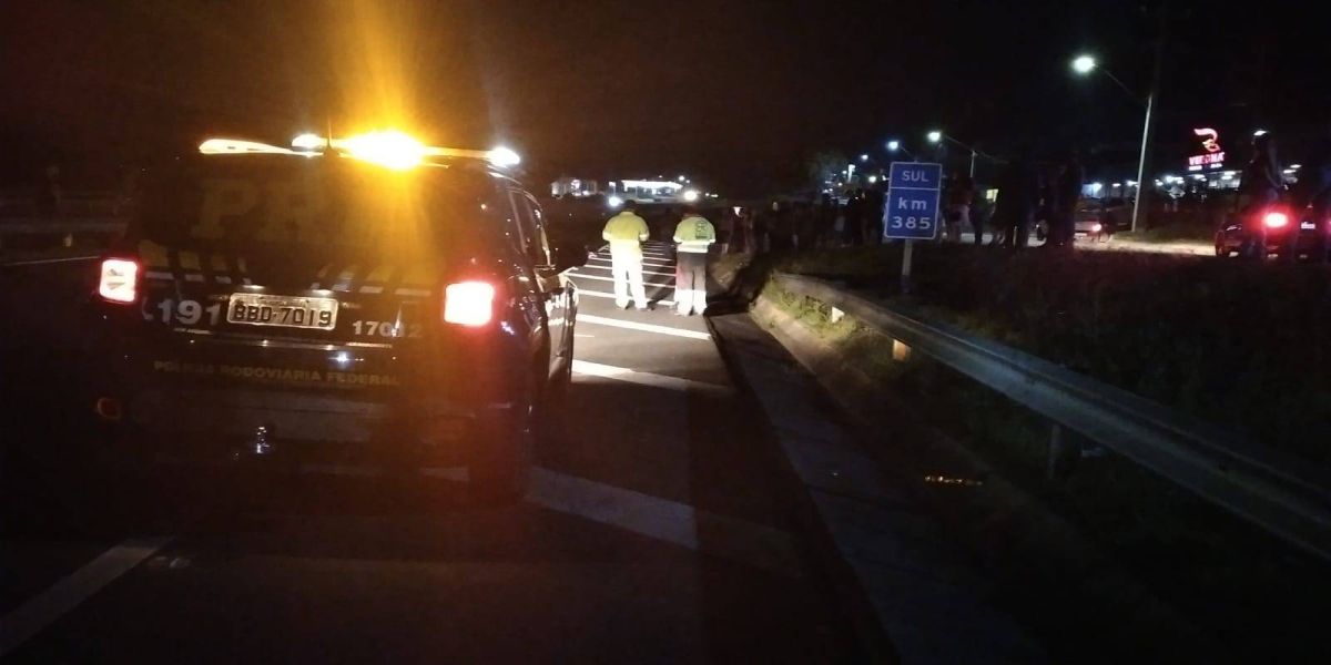 Motorista foge após atropelar e matar criança de 8 anos na BR-376