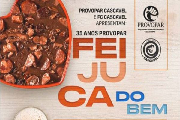 FC Cascavel e Provopar promovem evento beneficente “Feijuca do Bem”