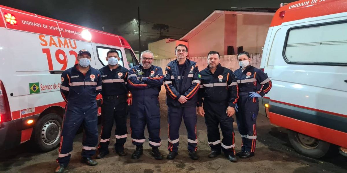 Transporte de idosa de 92 anos mobiliza equipes do Samu de Cascavel e Quedas